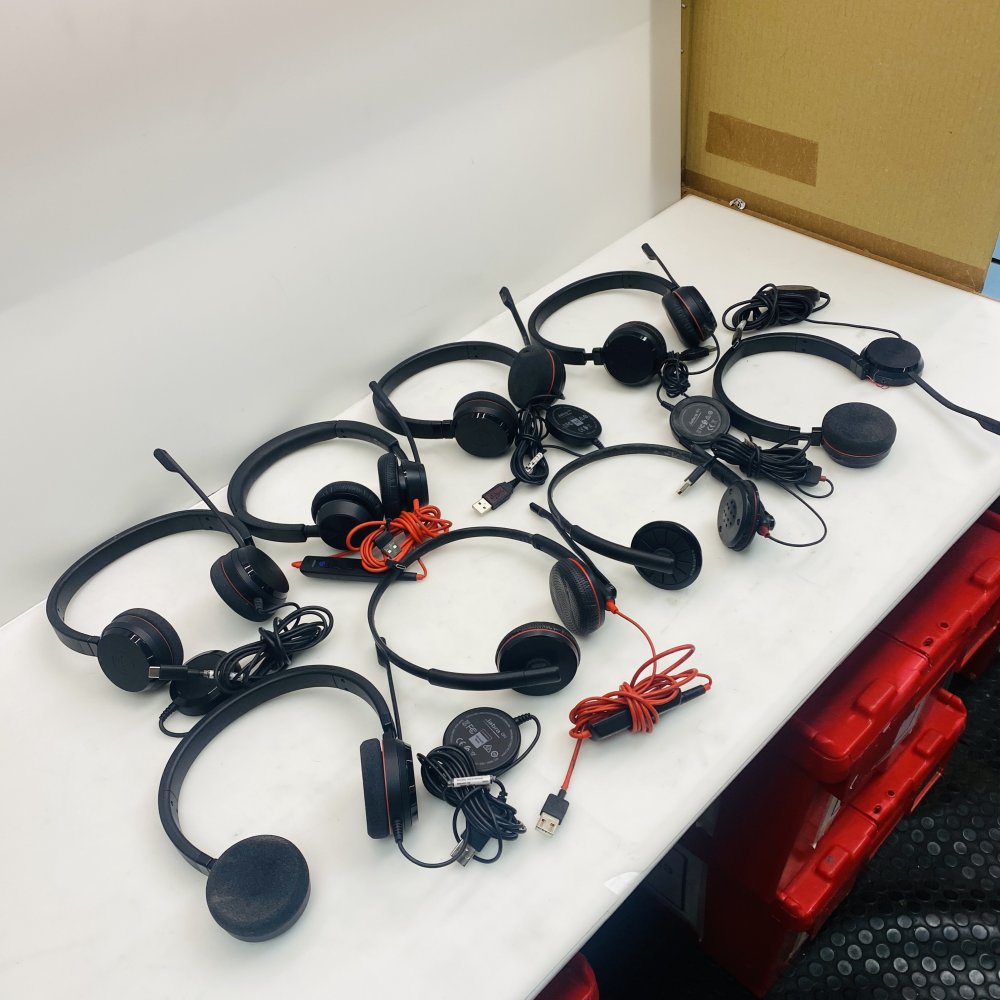 Job Lot Jabra GN Wired Headsets – Microsoft Teams – Mixed Condition / Parts