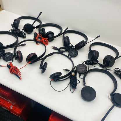Job Lot Jabra GN Wired Headsets – Microsoft Teams – Mixed Condition / Parts