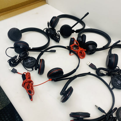 Job Lot Jabra GN Wired Headsets – Microsoft Teams – Mixed Condition / Parts