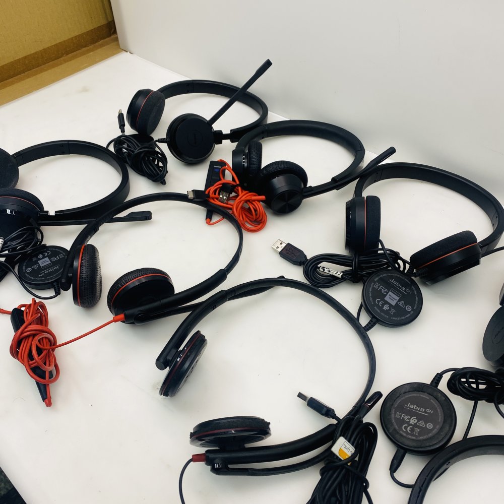 Job Lot Jabra GN Wired Headsets – Microsoft Teams – Mixed Condition / Parts