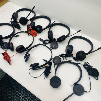 Job Lot Jabra GN Wired Headsets – Microsoft Teams – Mixed Condition / Parts