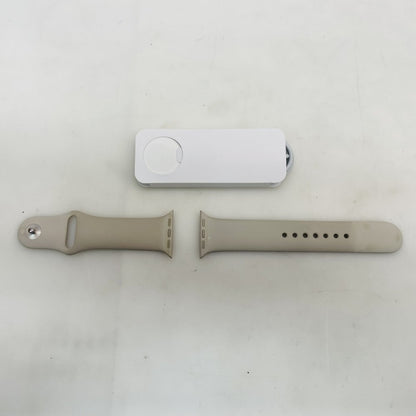 Apple Watch SE 40mm A2355 Gold Aluminum Starlight Sport Band Cellular - Used