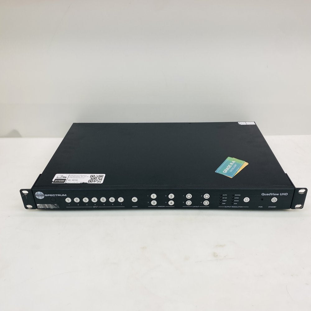 RGB Spectrum QuadView UHD Multiviewer QV UHD 4K HDMI Display Processor Grade A