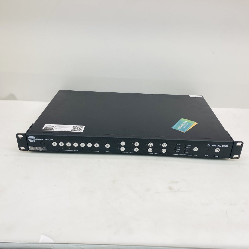 RGB Spectrum QuadView UHD Multiviewer QV UHD 4K HDMI Display Processor Grade A