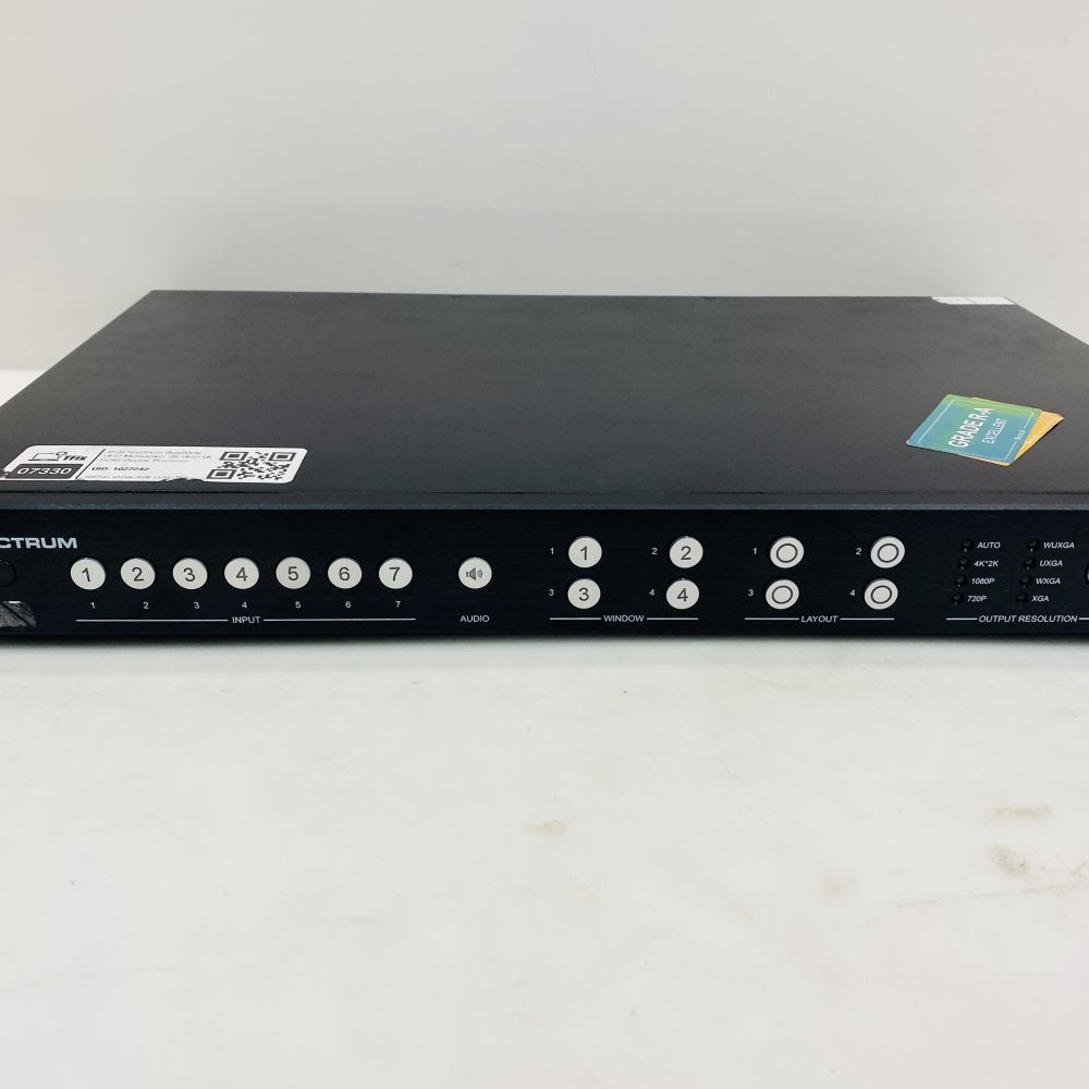 RGB Spectrum QuadView UHD Multiviewer QV UHD 4K HDMI Display Processor Grade A
