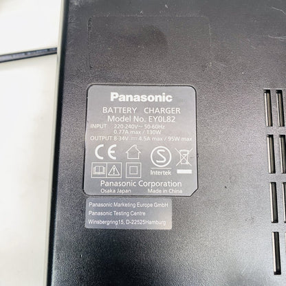 Panasonic EY0L82 Battery Charger + 2x 14.4V 4.2Ah Batteries Used (Grade C)