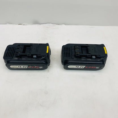 Panasonic EY0L82 Battery Charger + 2x 14.4V 4.2Ah Batteries Used (Grade C)