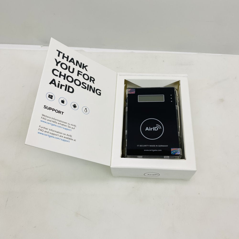 Certgate AirID V2 Business Edition Smart Card Reader USB - (Grade B)