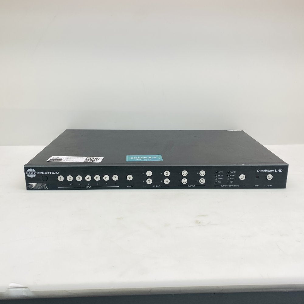 RGB Spectrum QuadView UHD Multiviewer QV UHD 4K HDMI Display Processor Grade B