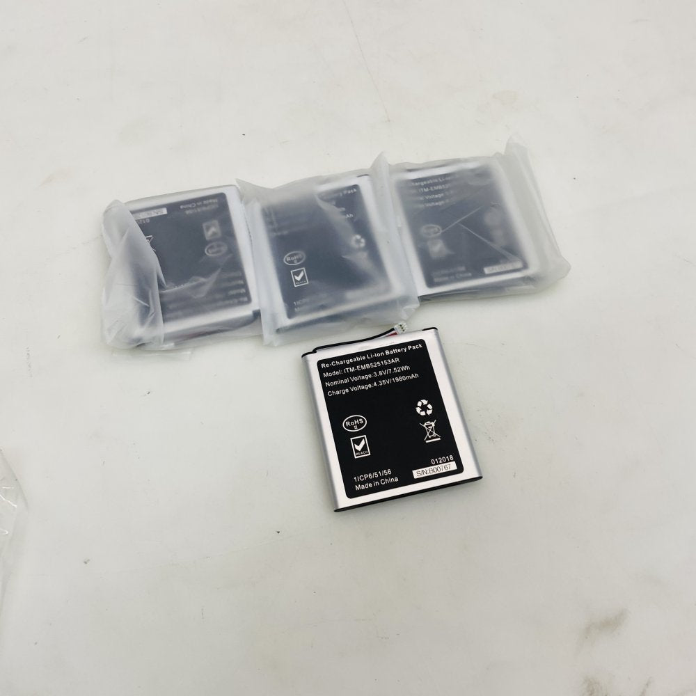 4x ITM-EMB525153AR Li-ion Battery Pack 3.8V 1980mAh Grade-A
