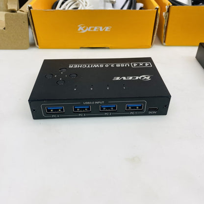 2x Kceve AM-KM434 4x4 USB 3.0 Switcher Matrix - Grade-B