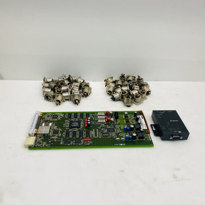 Perle Serial Device Server & Alcatel HDD10 Telecom PCB & 40 Neutrik Connectors