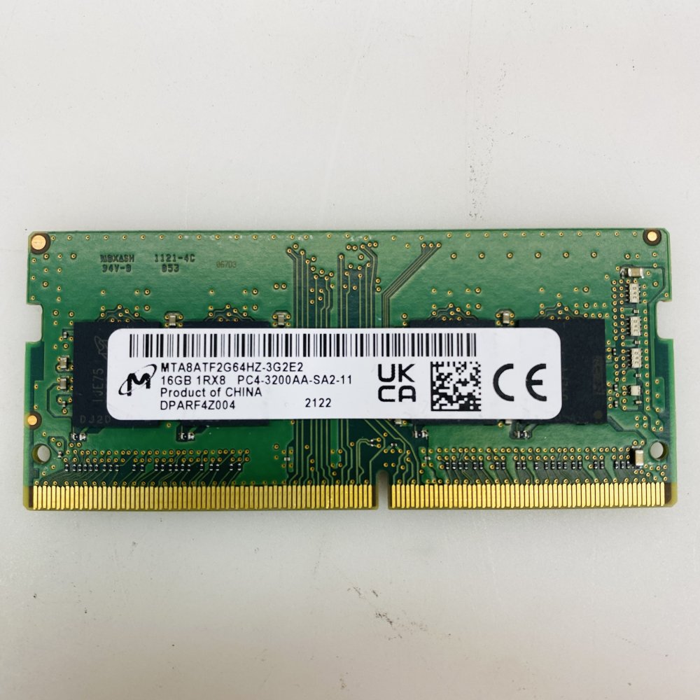 Micron MTA8ATF2G64HZ-3G2E2 16GB DDR4-3200 SODIMM Laptop RAM PC4-25600