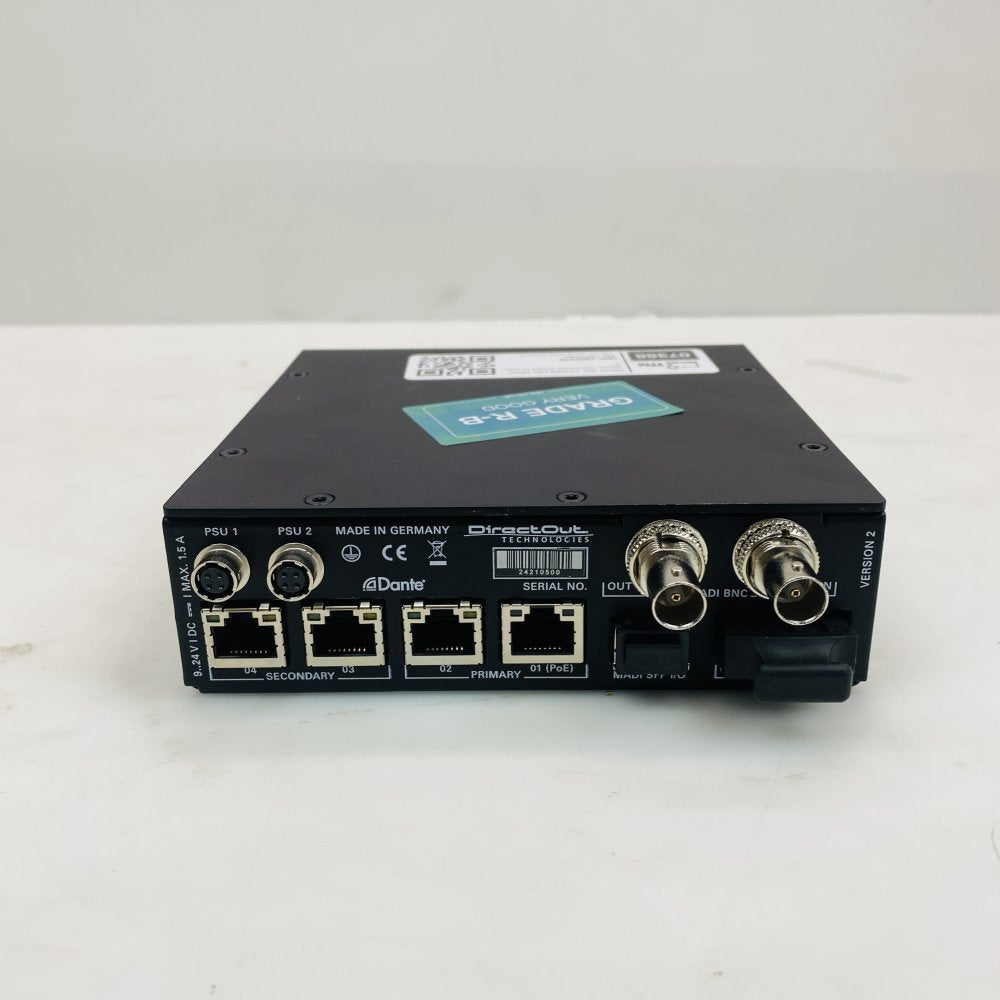 Direct Out EX.BOX.MD MADI Dante Convertor (PoE) Grade-B