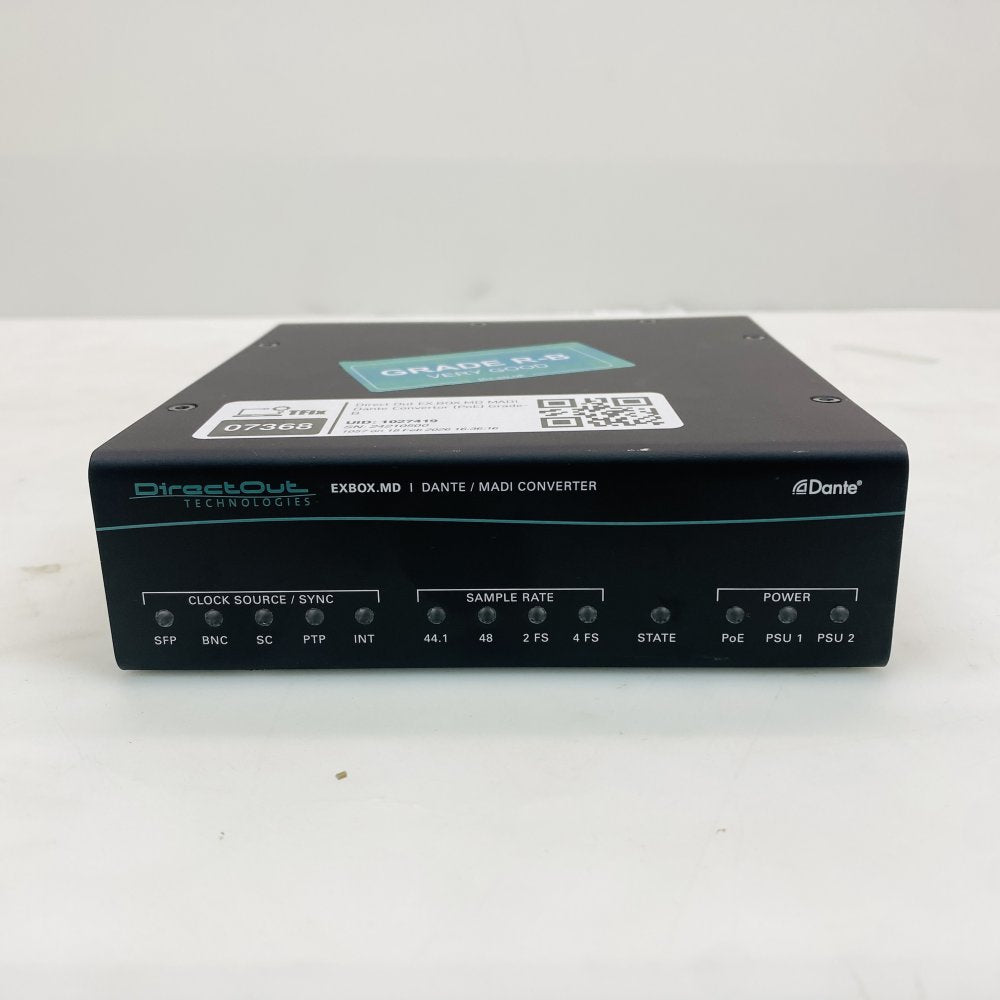 Direct Out EX.BOX.MD MADI Dante Convertor (PoE) Grade-B
