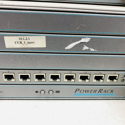 Computone IntelliServer PowerRack 16-Port Rackmount Terminal Server x2