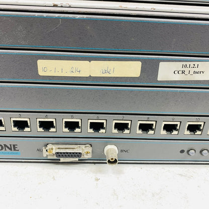 Computone IntelliServer PowerRack 16-Port Rackmount Terminal Server x2