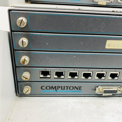 Computone IntelliServer PowerRack 16-Port Rackmount Terminal Server x2