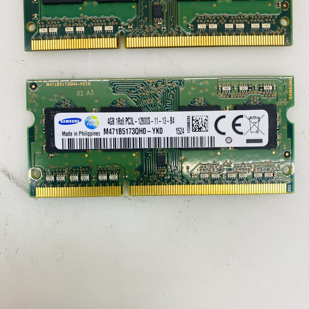 3x Samsung 4GB PC3L-12800S (M471B5173QH0-YK0) Laptop SODIMM DDR3L RAM Grade-A