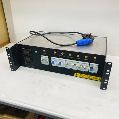 Hager 240V Rackmount PDU Power Distribution Box w/ Multiple MCBs Grade-C