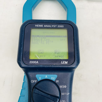 LEM Heme Analyst 2050 2000A Clamp Meter Power Analyzer (Grade D)
