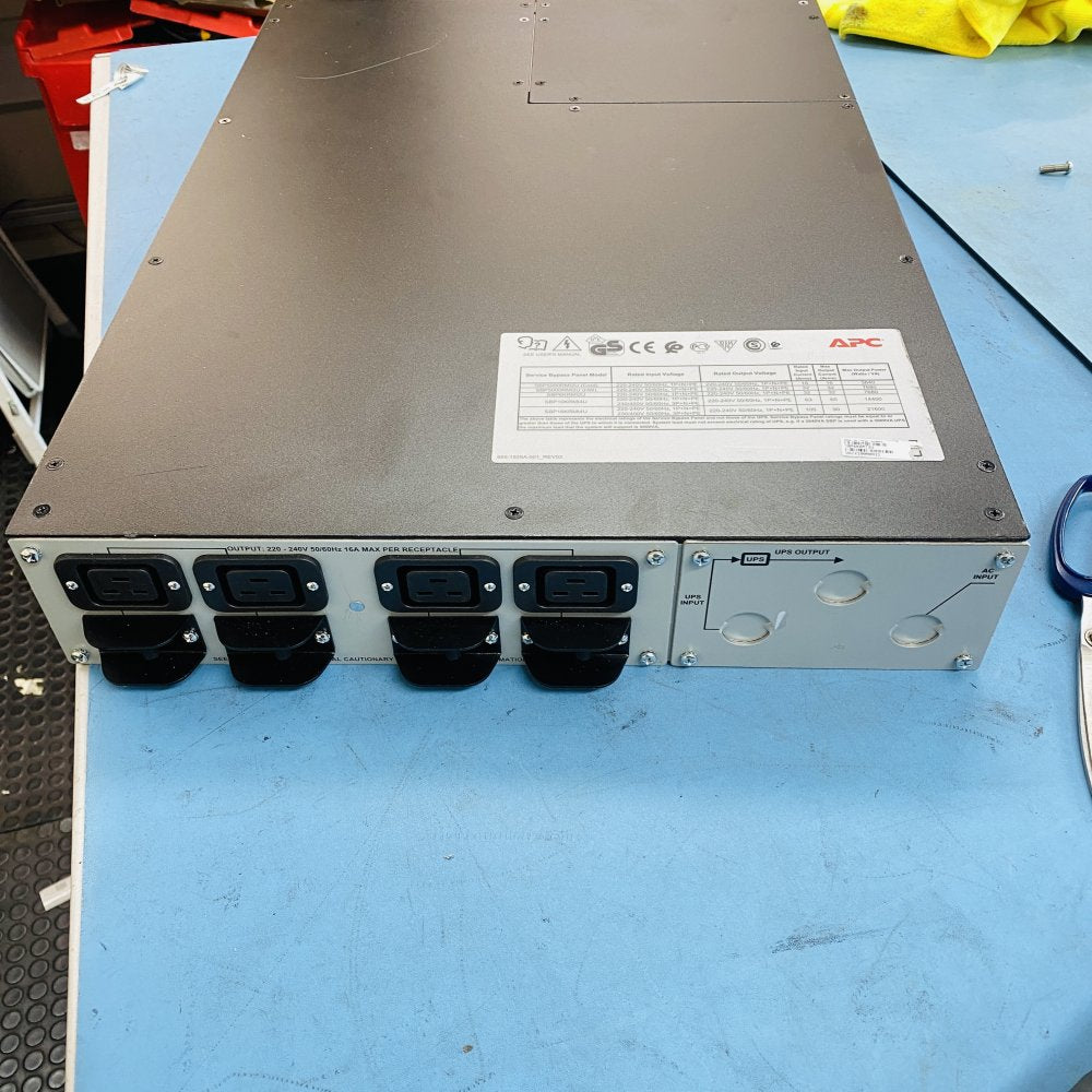 APC SBP6KRMI2U Service Bypass Panel 2U Rackmount Grade-C