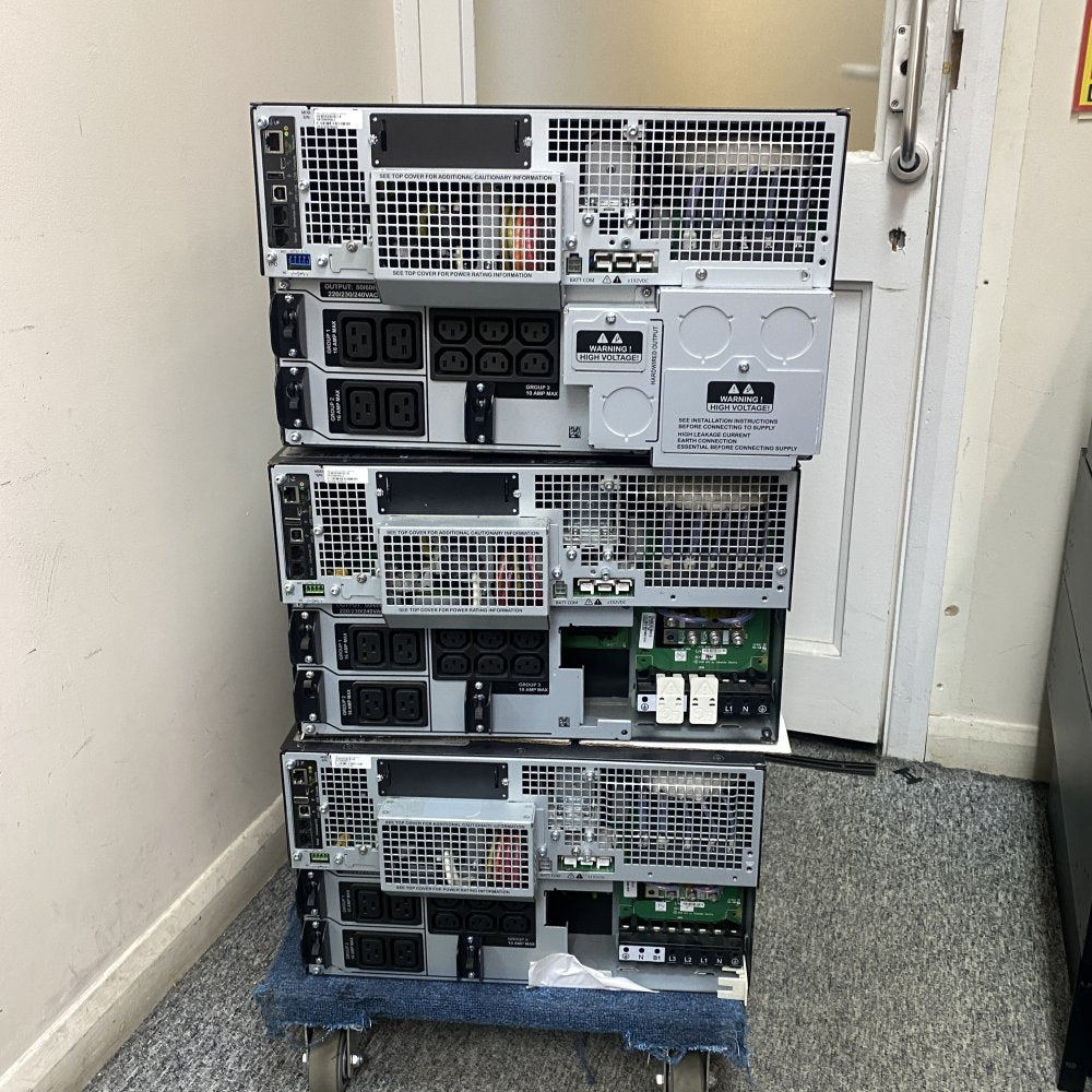 Joblot 3x APC Smart-UPS SRT 10,000VA (SRT10KRMXLI) | High-Density 10kVA UPS