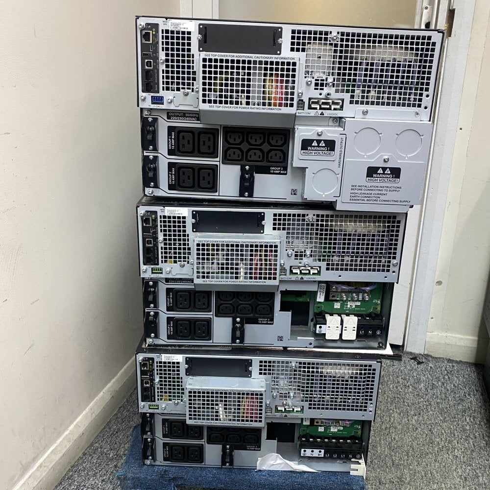 Joblot 3x APC Smart-UPS SRT 10,000VA (SRT10KRMXLI) | High-Density 10kVA UPS