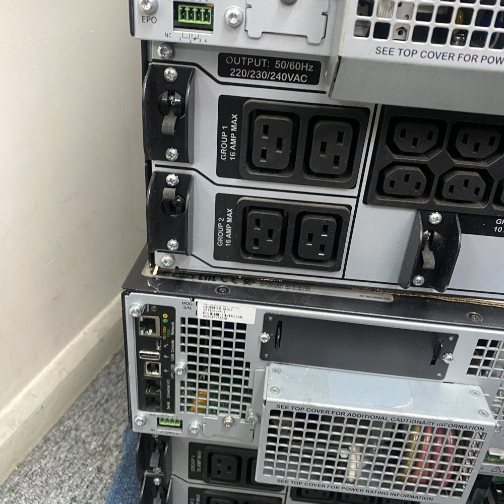 Joblot 3x APC Smart-UPS SRT 10,000VA (SRT10KRMXLI) | High-Density 10kVA UPS