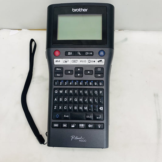 Brother P-Touch H500 Label Printer & White Laminated Tape (Grade B)