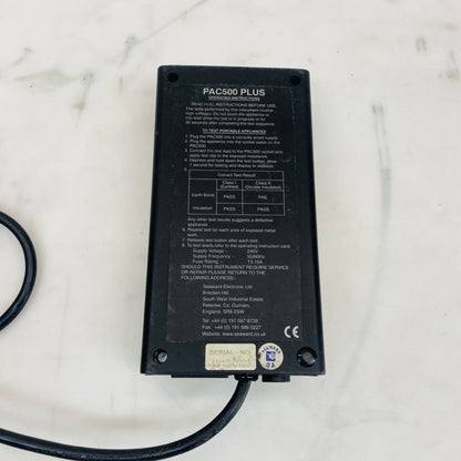 Seaward PAC500 PLUS Portable Appliance Tester - Used (Grade C)