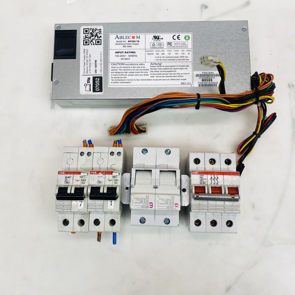 Job Lot Industrial ABB Circuit Breakers MCB RCBO ETI Fuse Switch Ablecom PSU