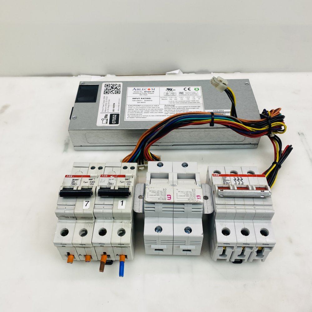 Job Lot Industrial ABB Circuit Breakers MCB RCBO ETI Fuse Switch Ablecom PSU