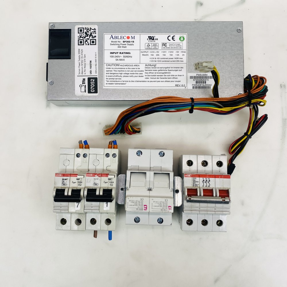 Job Lot Industrial ABB Circuit Breakers MCB RCBO ETI Fuse Switch Ablecom PSU