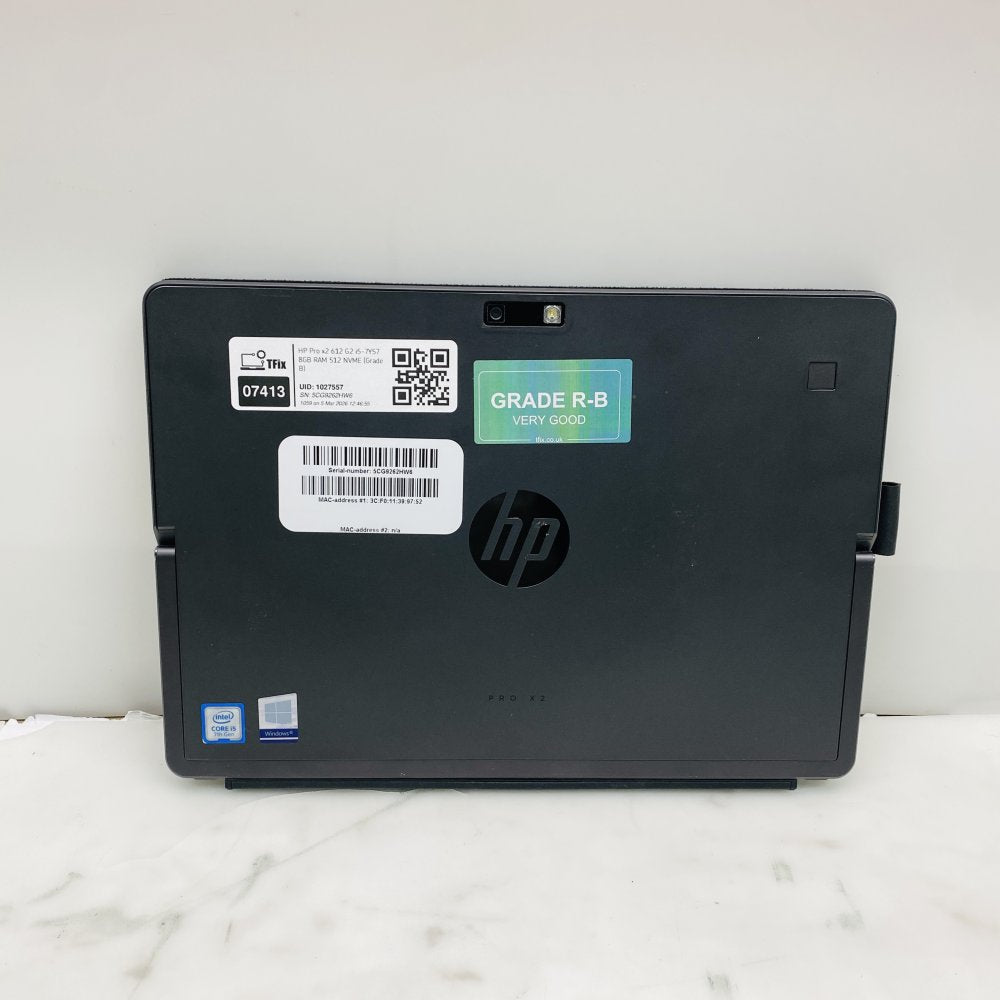 HP Pro x2 612 G2 i5-7Y57 8GB 512GB NVMe 2-in-1 Tablet Laptop (Grade B)