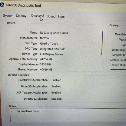 Lenovo ThinkPad P15 i7-10850H 80GB RAM 477GB SSD nVidia T2000 BIOS Locked