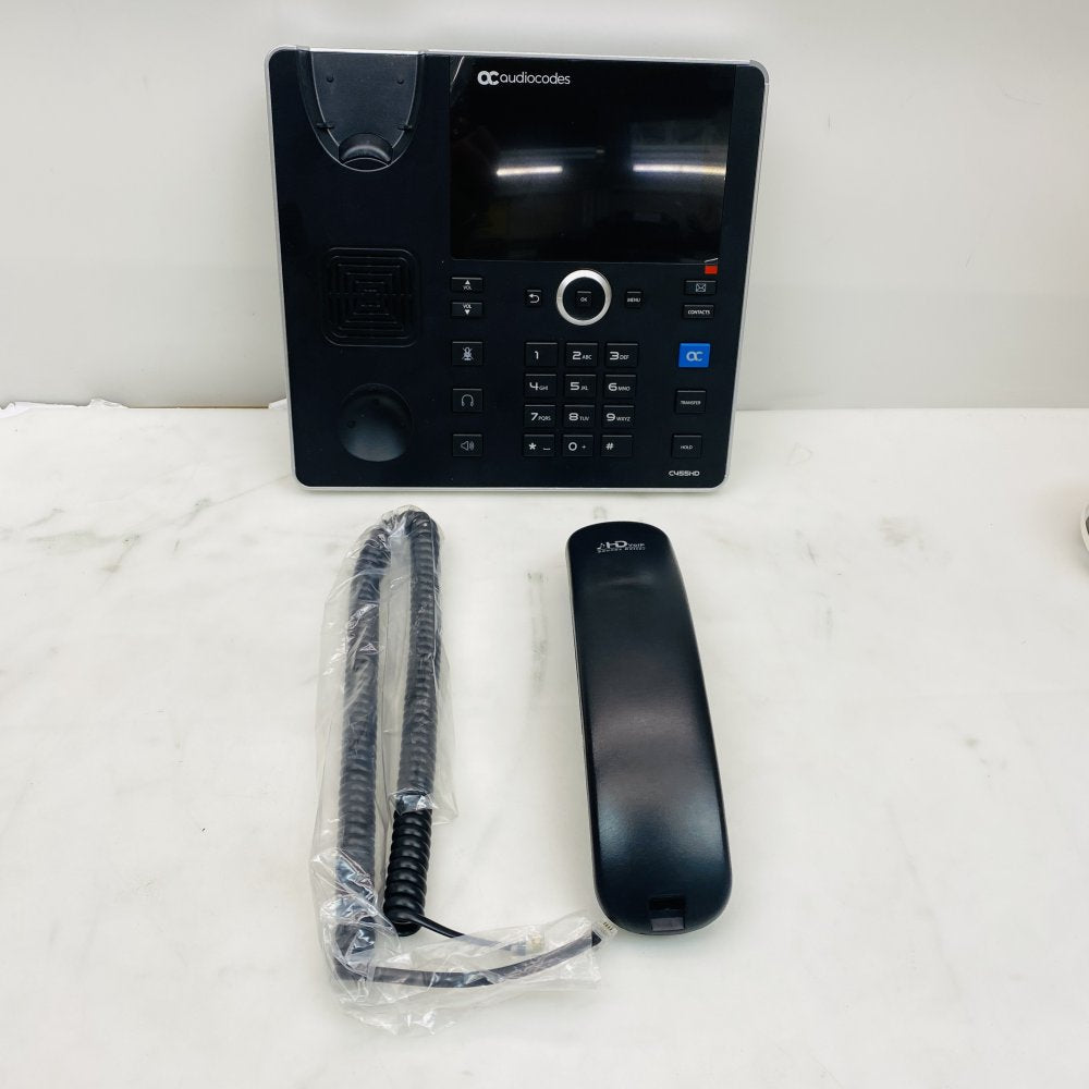 AudioCodes C455HD IP Phone Microsoft Teams Certified Full Set PoE (Grade B)