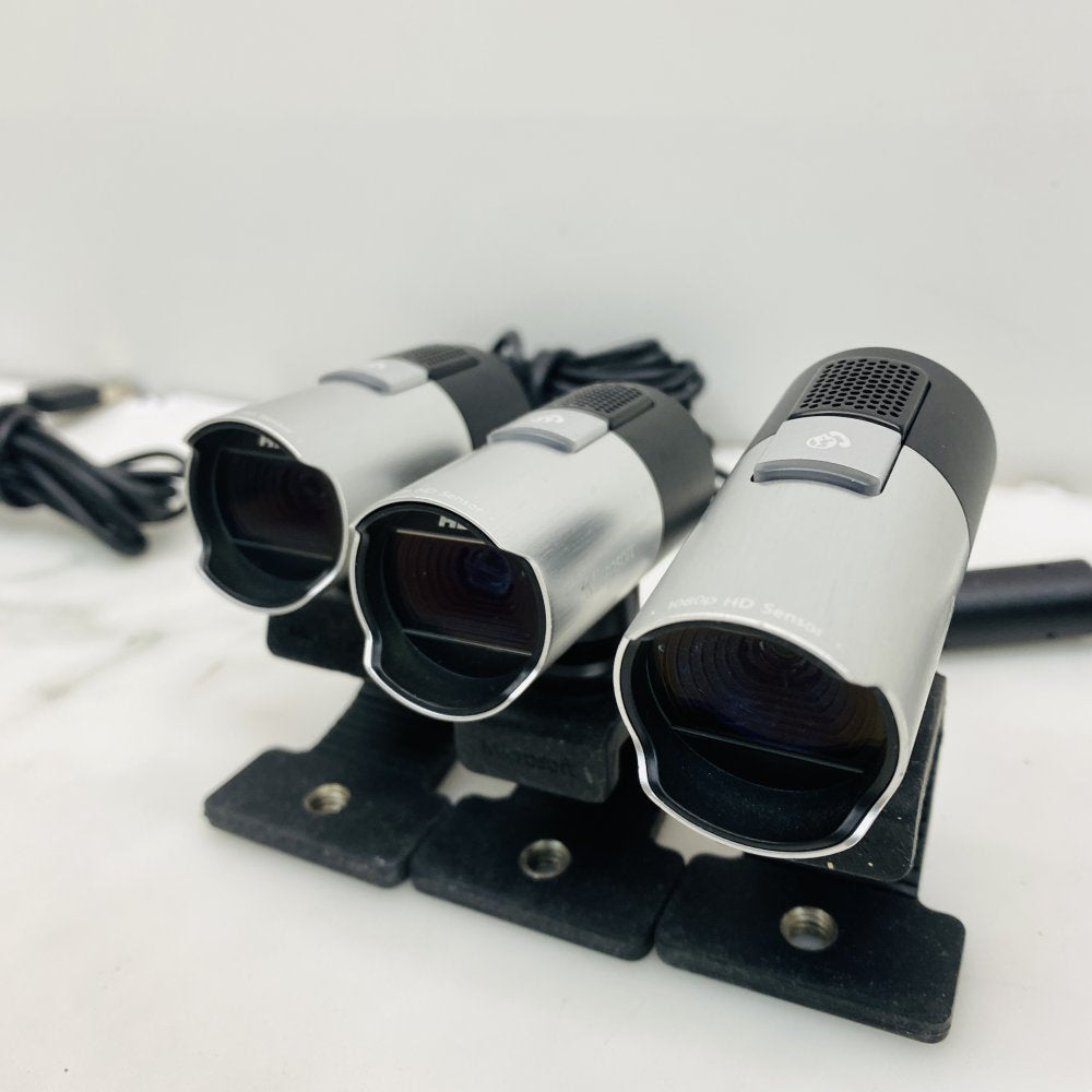 Microsoft 1080p HD Webcam Lot of 3 USB Cameras - Grade-B