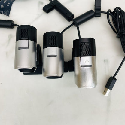 Microsoft 1080p HD Webcam Lot of 3 USB Cameras - Grade-B