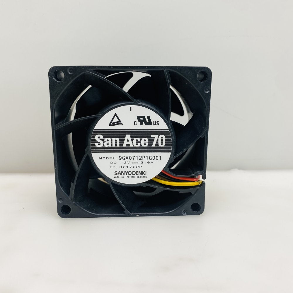 Sanyo Denki San Ace 70 9GA0712P1G001 12V DC 2.6A Cooling Fan (Grade A)
