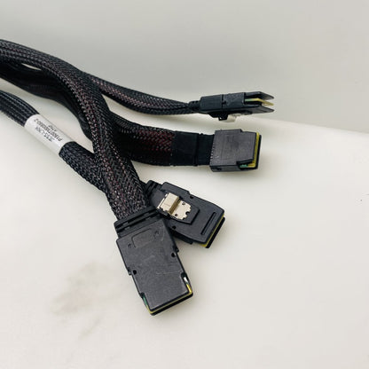 BP-34101 V1.0 SAS Backplane with RAID Controller & MiniSAS Cables Grade-A