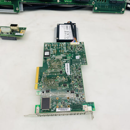 BP-34101 V1.0 SAS Backplane with RAID Controller & MiniSAS Cables Grade-A