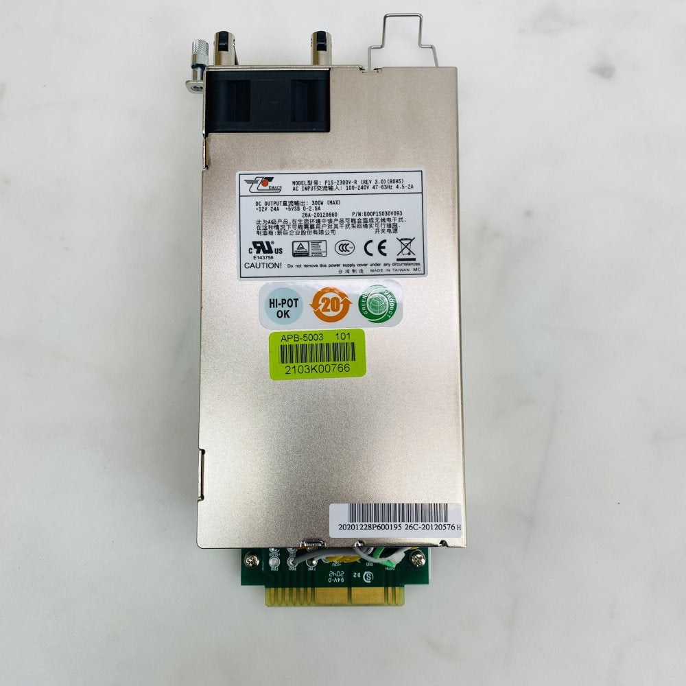 EMACS P1S-2300V-R 300W Server Power Supply Hot-Swap Grade-A