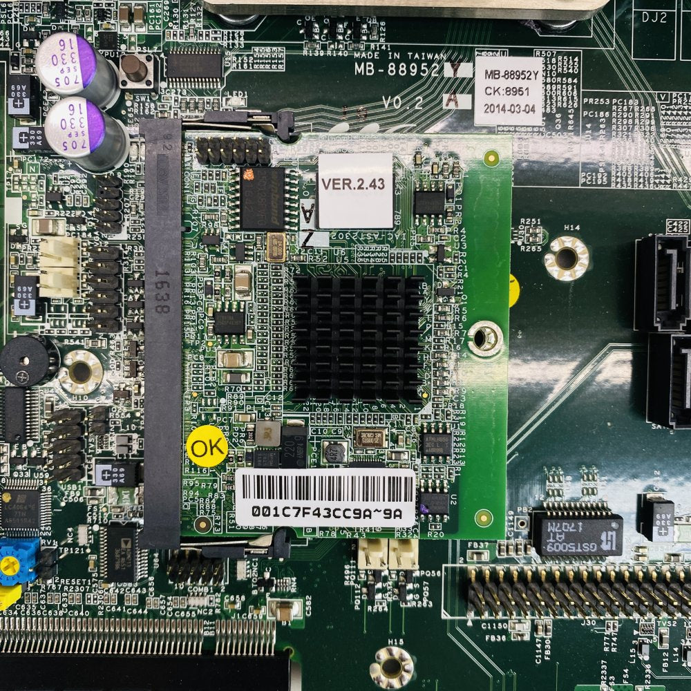 Foxconn MB-88952Y Server Motherboard LGA2011 Dual Xeon E5-2630 v2 DDR3 REG ECC