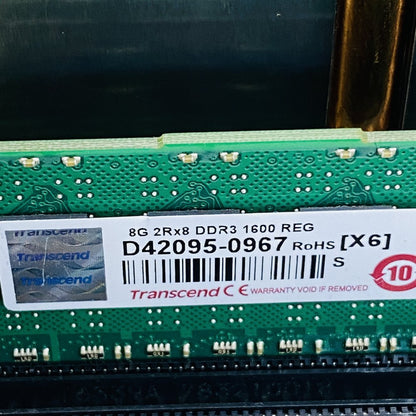 Foxconn MB-88952Y Server Motherboard LGA2011 Dual Xeon E5-2630 v2 DDR3 REG ECC
