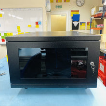 Lockable Network Server Metal Cabinet w/ Glass Door & Cooling Fans Grade-B