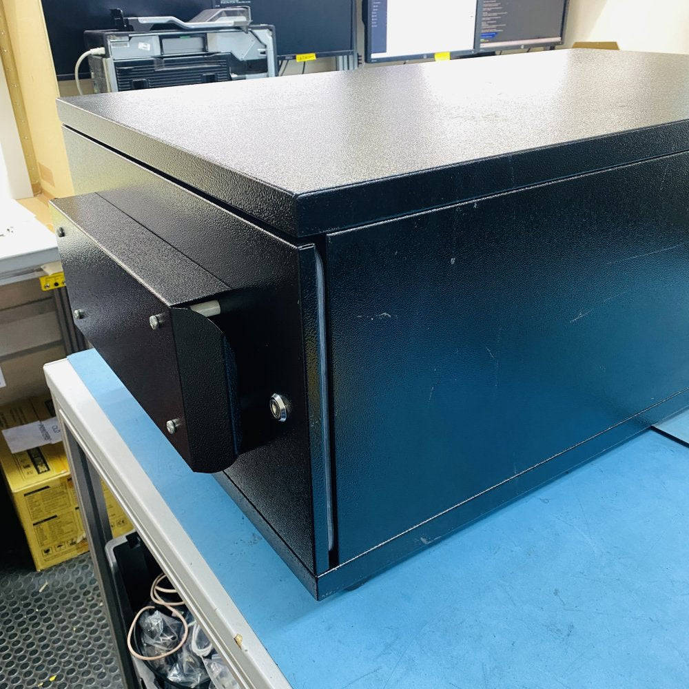 Lockable Network Server Metal Cabinet w/ Glass Door & Cooling Fans Grade-B