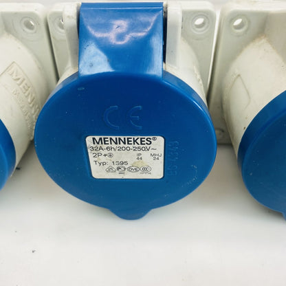 Joblot Mennekes 32A Panel Sockets Schneider iC60H C32A Hager NCN463A C63 MCB