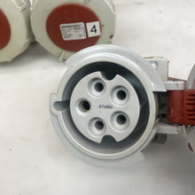 Joblot of 7 MENNEKES Typ 240A 32A 3P+N+E IP67 240/415V Industrial Sockets