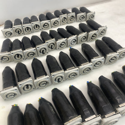 Joblot of 39 Neutrik Speakon NL4 Panel Cable Connectors Locking Speaker Plugs